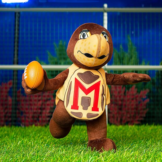 Bleacher Creatures Maryland Terrapins Testudo 10" Mascot Plush Figure - A Mascot for Play or Display