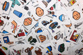 Smile4Autism Small 1.5"x1.5" Loose Visual Picture Cards, Receptive and Expressive Language, Speech Articulation Therapy, ASD, ADD, ADHD, Apraxia, & Stroke Patients. (Cartoon Icons 162 Pcs, Plastic)