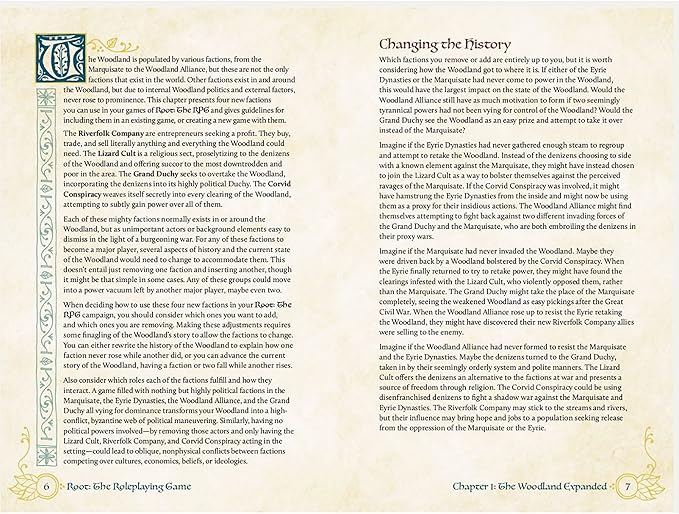 Magpie Games Root The Roleplaying Game Deluxe Set: Core Book and Travelers & Outsiders Expansion