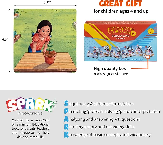 Sequencing Cards, Picture Cards, Storytelling Cards, Speech Therapy Materials, Home School Supplies, ESL, ELL, Social Skills, Combo Set