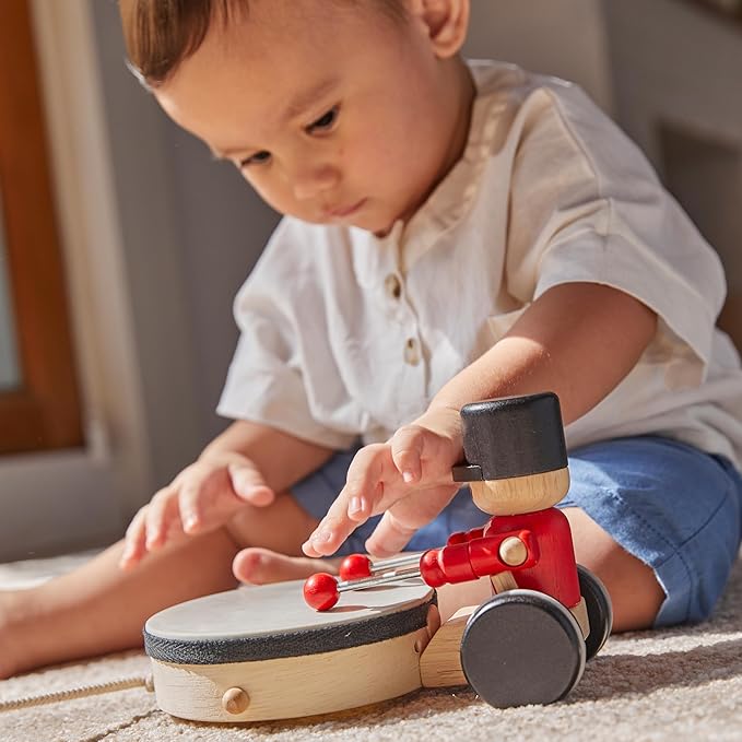 PlanToys Pull Along Drummer (5276)