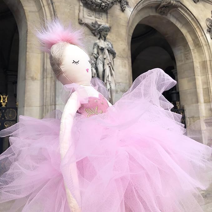 Mon Ami Swan Princess Ballerina Doll - 22", Soft Elegant Plush Doll for Little Girls, Use as Toy or Room Decor, Great Gift for Kids of All Ages