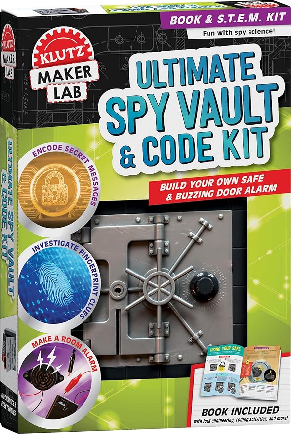 Klutz Ultimate Spy Vault & Code Kit: Maker Lab STEM Kit