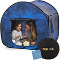 OUTREE Sensory Tent 47 * 47 * 47 in, Starry Night Print, Sensory Tent for Kids with Autism, pop up Play Room