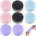 Sticky Cookie Squishies Fidget Toys Adults, Squeeze Toys Sensory Toys for Kids with Autism, Stress Balls for Adults Fidgets Birthday Gifts Party Favors for Kids(8 Pack Pink Black Green Purple)