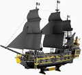 SEMKY Pirate Series Black Devil Pirate Ship MOC Building Blocks and Engineering Toy（2076 Pieces）, Pirate Ship for Kid and Fan