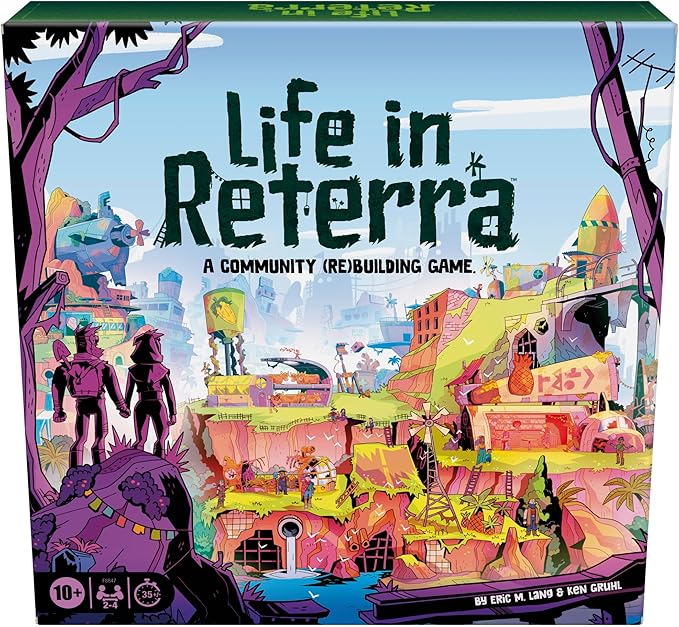 Life in Reterra Strategy Board Game | A Community (Re) Building Game | Ages 10+ | 2 to 4 Players | 35 Mins. Avg. | Games for Adults & Families