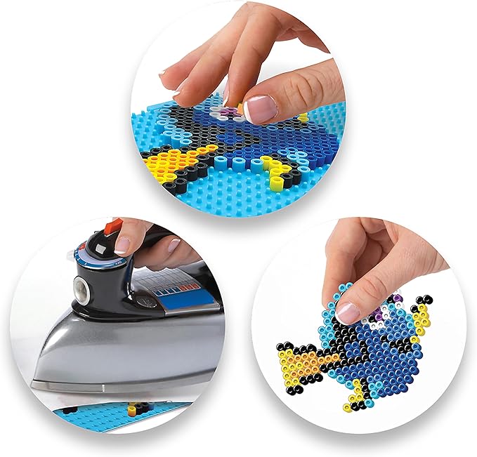 Perler Disney Pixar's Finding Nemo Fused Bead Activity Kit with 14 Unique Patterns, Finished Project Sizes Vary, Multicolor 4553 Pieces
