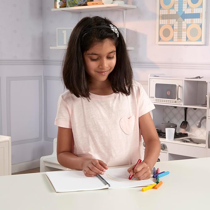 Melissa & Doug Mini-Sketch Spiral-Bound Pad (6 x 9 inches) - 4-Pack Sketch Book for Kids, Kids Drawing Paper, Drawing and Coloring Pads