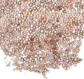 Iridescent Glass Tiny Bubble Beads, 0.4-3mm 10g No Hole Micro Mini Round Brown Water Droplets Beads - Applications: for Resin Filler, Nail Art, Dollhouse Bath Tub