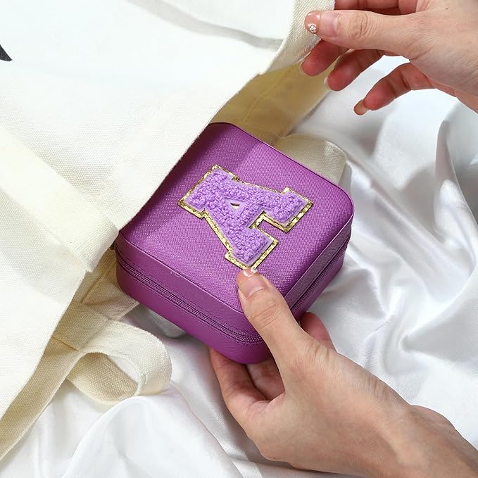 Parima Teen Girl Gifts: Trendy Stuff, Purple Jewelry Box | Travel Must Have | Birthday & Graduation Gifts - Letter B
