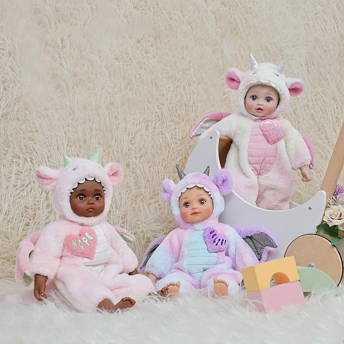 Baby Dolls, 18inch Large Realistic Cute Soft Body Baby Doll Real Life Baby Dolls with Accessories for 3+ Year Old Girls Gifts, Pretend Play, Collection, Love Slogan Design