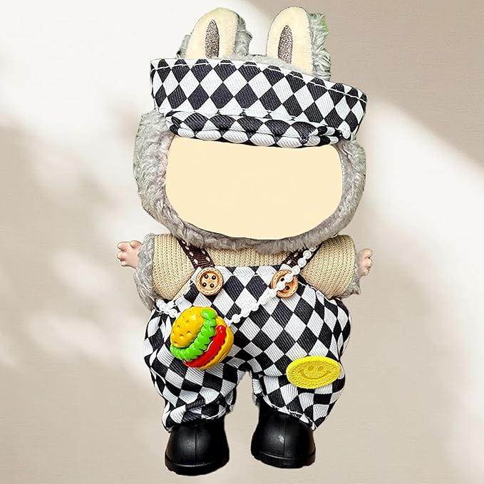 4 Pack—17cm Doll Clothes,Premium Doll Outfit with Accessories,Doll Princess Skirt,Cute Clothes Outfit for 17cm Dolls,End Dolls Fashion Clothing Set(No Dolls and Shoes) (Set A)