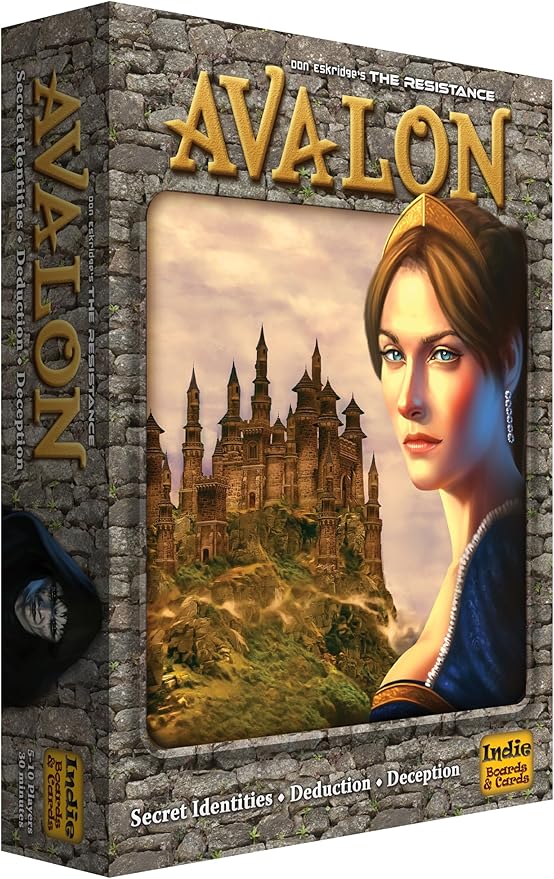 The Resistance: Avalon Card Game - Thrilling Social Deduction Board Game - Quick Strategy & Deception for 5-10 Players - Ages 13+ - 30 Minute Play Time - By Indie Boards & Cards