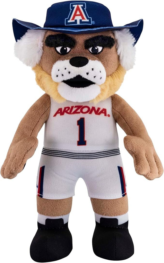 Bleacher Creatures Arizona Wildcats Wilbur 10" NCAA Mascot Plush Figure - A Mascot for Play or Display