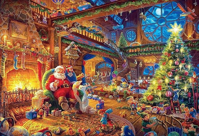 500 Piece Puzzles for Adults Santa Claus Merry Christmas 20.5 x 15 Inch 500 Piece Jigsaw Puzzles for Adults Christmas Puzzles 500 Pieces for Adult