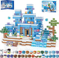 150PCS Magnetic Blocks, Magnet Building Blocks for Kids Age 4-8, Magnetic Cubes Sets for Frozen Princess Castle Build, Magnet Cubes Tiles Toys for Girls Age 3+ Years Old Birthday Gift