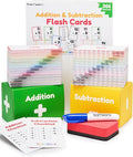 Addition and Subtraction Flash Cards 1st Grade | 366 Math Flash Cards 2nd Grade & 3rd | Subtraction & Addition | Math Facts 0-12 | for Kids Ages 4 5 6 7 | Family Bulk Flashcards