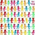 Libima 180 Pcs Stretchy Bendable Man Treasure Box Toys for Classroom Stretchable Smile Figures Assorted Color Bendable Carnival Prizes Party Gift Bag Filler Birthday Party Gifts Stress Relief Toys