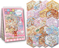 Scene Sticker Book for Kids, 20 Sets of 3D Sticker Scenes for Adults Fun Mini Cute Kawaii Stickers Therapy 3D Scenes 3D House Stickers Set Relief Stress Pass The Time