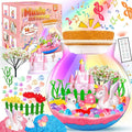 Uni-Corn Terrarium Kit with Music Boxes, Uni-Corn Toys for Girls Ages 4 5 6 7 8 9 10 11 12 Years Old, Arts and Crafts for Kids with Music LED Lights Up & Remote Control