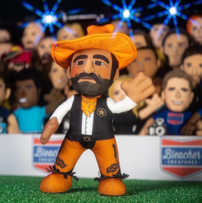 Bleacher Creatures Oklahoma State Cowboys Pistol Pete 10" Mascot Plush Figure - A Mascot for Play or Display