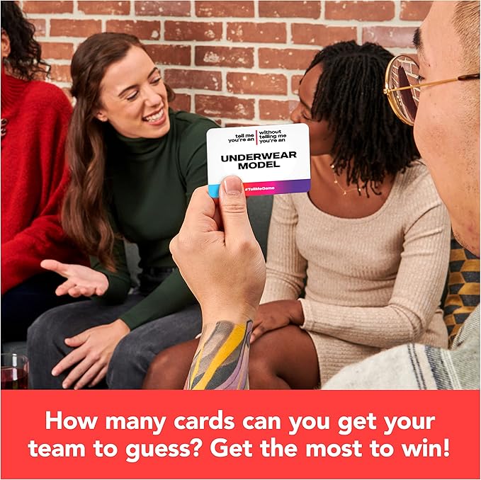 Spin Master Games, Tell Me Without Telling Me, The Viral Hit Adult Card Game, Bachelorette Party Activity, Meme Party Game, 2-10 Players, for Ages 18 & Up