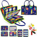 TenFans Busy Board - Montessori Toys for 3 4 5 Years Old - Sensory Toys for Autism - Toddler Toys Gift for Boys & Girls Learning Fine Motor Skills