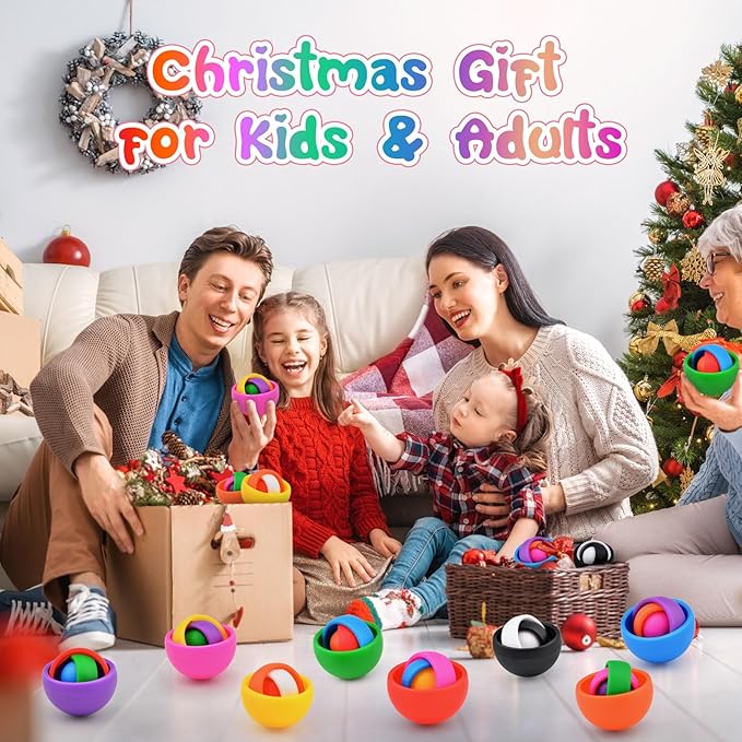 Fidget Toys Adults Pack, Fidget Spinner Set for Kids, Sensory Toys Boys Girls Teens Eaeter Egg Stuffers Party Favors, ADHD Autism Stress Relief Finger Toys, Gift for Kids Adult Birthday