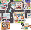 TOI Gaint Floor Puzzle for Kids Ages 3 and Up, 2x3 Feet City Floor Puzzles for Toddlers 3-5, Extra Large Preschool Learning Jigsaw Puzzles for Boys and Girls