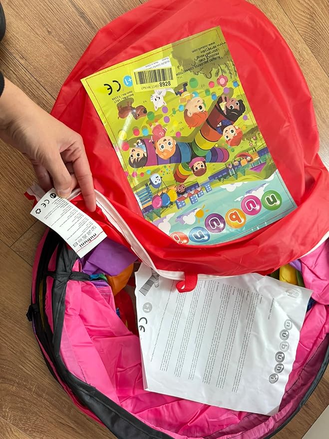 XXL Tunnel for Kids 98 in. | Tunnel Tent for Toddlers | 4X Play Tunnels for Children | Colorful Pop Up Crawl Tunnel | Collapsible Gift for Boy and Girl Indoor and Outdoor Game