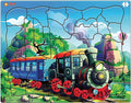 Just Smarty Train Puzzle for Boys and Girls | 31 Pieces | Unique Shapes Design | Toddler Best Gift | Train Toys for Boys 4-7 | Large Pieces Puzzle