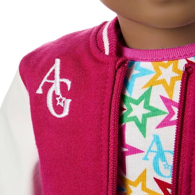 American Girl, Truly Me 18-inch Doll #112 with Brown Eyes, Natural Short Curly Dark-Brown Hair, Deep Skin, for Ages 6+