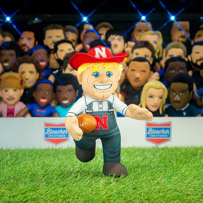 Bleacher Creatures Nebraska Cornhuskers Herbie The Husker 10" Mascot Plush Figures - A Mascot for Play or Display