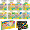 YSCare Scratch Arts Party Favors for Kids: 32 Pack Rainbow Art Scratch Notebook, Art Craft Kit Goodie Bags, Birthday Gift Bulk Return Gifts Classroom Prizes for Girls Boy 4-8-12