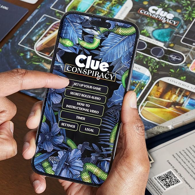 Hasbro Gaming Clue Conspiracy Board Game for Adults and Teens, Secret Role Strategy Games, Ages 14+, 4-10 Players, 45 Minutes, Mystery & Party Games