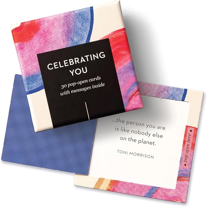 Compendium ThoughtFulls Pop-Open Cards — 3-Pack of Celebrating You, Yay, You!, You’re Awesome — 90 Pop-Open Cards, Each with a Different Message Inside