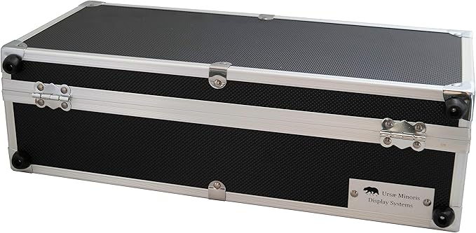 Ursae Minoris Elite Black Aluminum Box for 50 Certified or Certified-Style Coin Holders NGC, PCGS, ANACS, Elite, Lighthouse, BCW