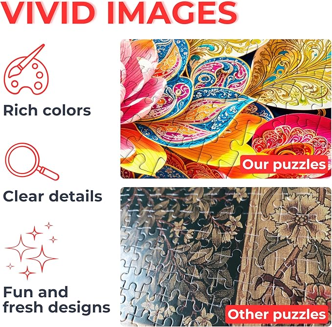 Rainbow Forest Owl in Autumn Leaves Tree – 1000 Pieces Jigsaw Puzzle for Adults – Matte Finish, Soft Touch, Easy to Assemble, Tight Fit, Vivid Colors, Missing Pieces Service