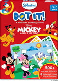 Skillmatics Dot It Sticker Art - Disney Mickey & Friends, Mess-Free Fun for Kids, 500+ Stickers, Craft Kits, DIY Scrapbooking Activity, Travel Toys, Gifts for Boys & Girls Ages 3, 4, 5, 6, 7