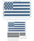 SMD Practice Kit Soldering Skill Training Project,Yidab SMT Electronic Components DIY Kit American Flag 6.8X10.8cm (03XGQ01)
