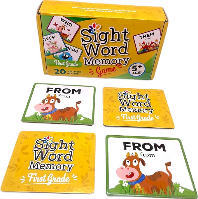 Urban Supply Sight Word Memory Game / Matching Game. Reading & Language Building for Grades Pre-Kindergarten Through Second Grade. Early Children's Educational Learn to Read (Pre-Kindergarten)