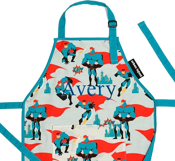 Urban Infant Little Helper Kids Apron - Children's Cooking Art Gardening - Great Gift for Toddler Boys and Girls