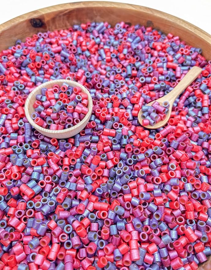 2 Cups of Valentine's Day Ditalini Pasta Sensory Bin Filler for Sensory Table