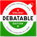 Brass Monkey Debatable Holiday Edition – Social Party Game with 400 Holiday Topics to Argue About, 2+ Players