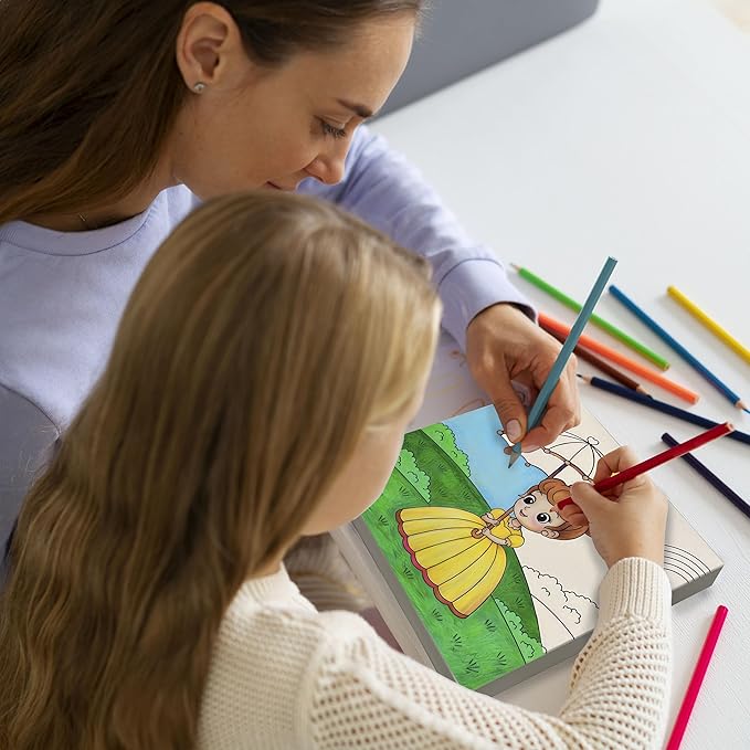 ArtPops Coloring Boxes – Pop-Up Pre-Printed Coloring Box Set – DIY Wall Art Kit for Kids – Eco-Friendly, Easy to Hang, No Frame Needed – 5-Pack, Magical Fantasies
