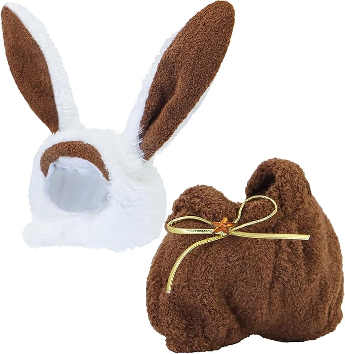 Cute Animal Fashion Set for 17cm Dolls, (Clothing Only, Doll Not Included) Clothing Accessories, Animal Camouflage Clothes, for Replacing Doll Clothes (Rabbit1)