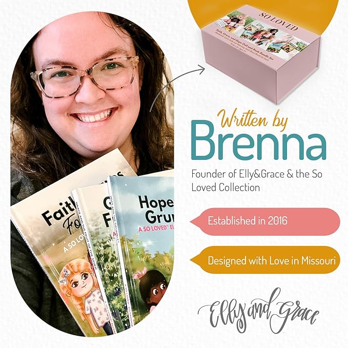 Elly & Grace Bible Stories for Kids, So Loved Collection: Book and Doll Set Teaching Christian Toddlers Faith Lessons, Great Baby Baptism Gifts for Girls (So Loved Set)