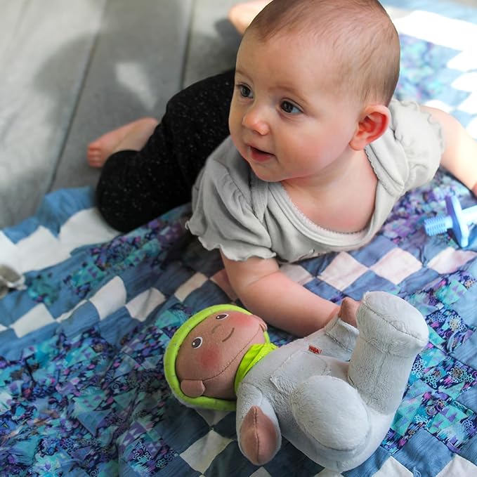 HABA Snug Up Ollie Doll: My First Baby Doll & Soft Plush Toy for Toddlers 1-3, Gender Neutral New Baby Gift