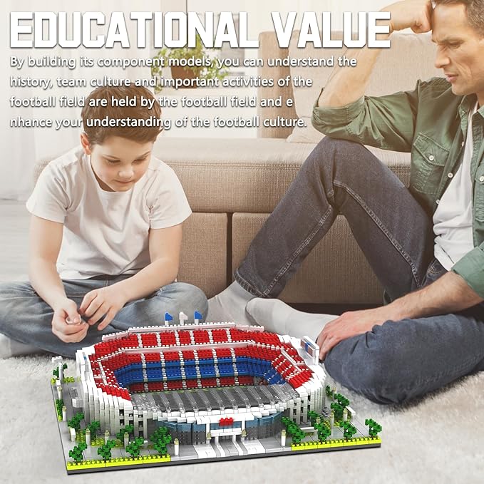 Soccer Stadium Micro Mini Building Blocks Sets Soccer Stadium Model Toys for Adults and Kids 3500+PCS